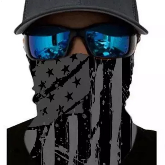 2pack American flag face shield. Tube ban… - Picture 4 of 12